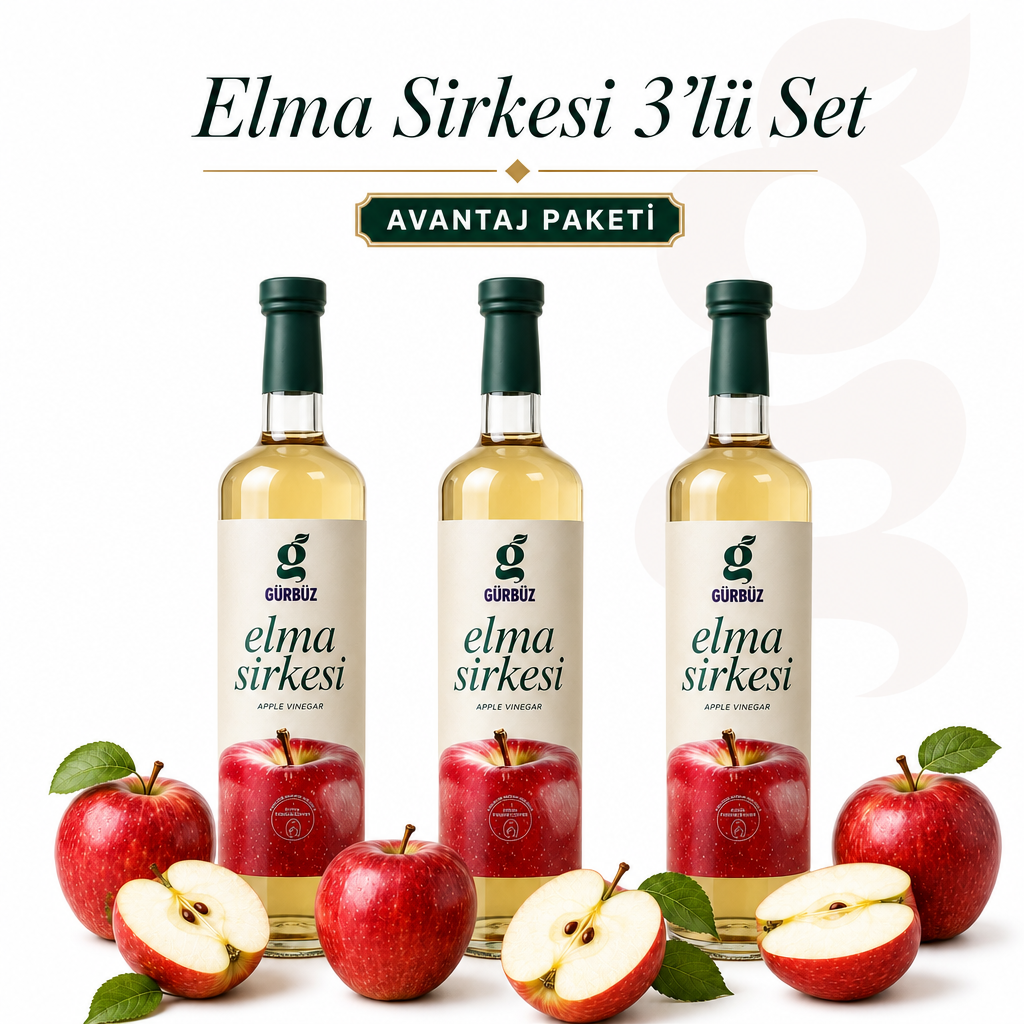 Elma Sirkesi 3’lü Avantaj Paketi Elma Sirkesi 3’lü Avantaj Paketi